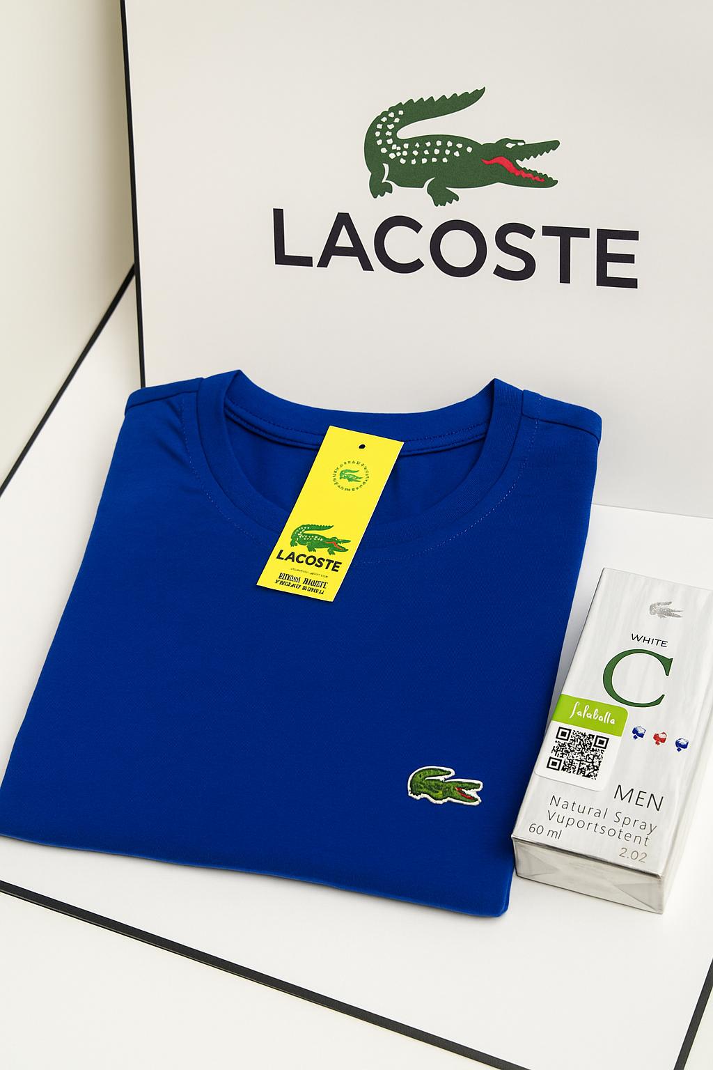 Pack x5 Camisetas Lacoste + Loción