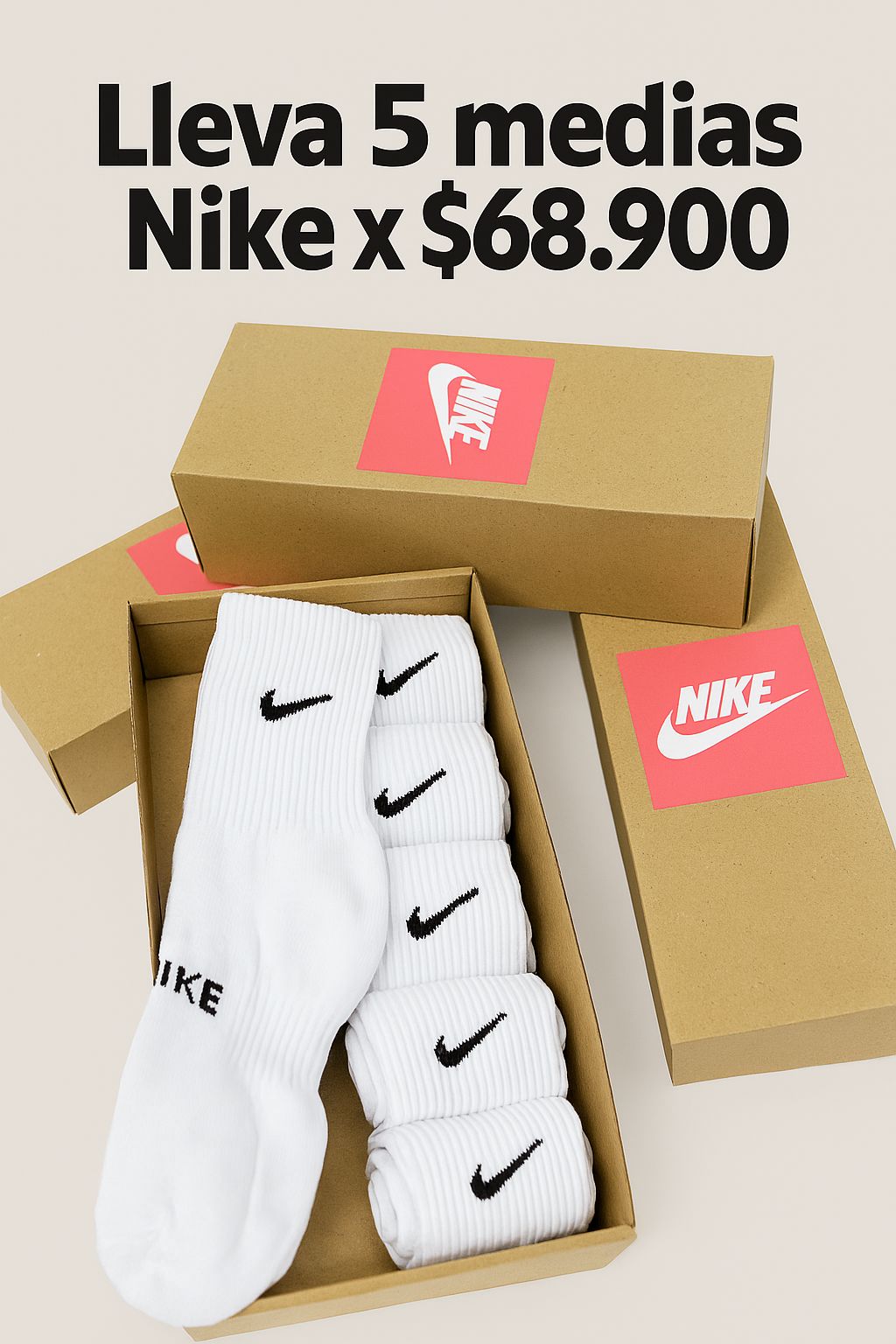 Medias Nike Pack x5