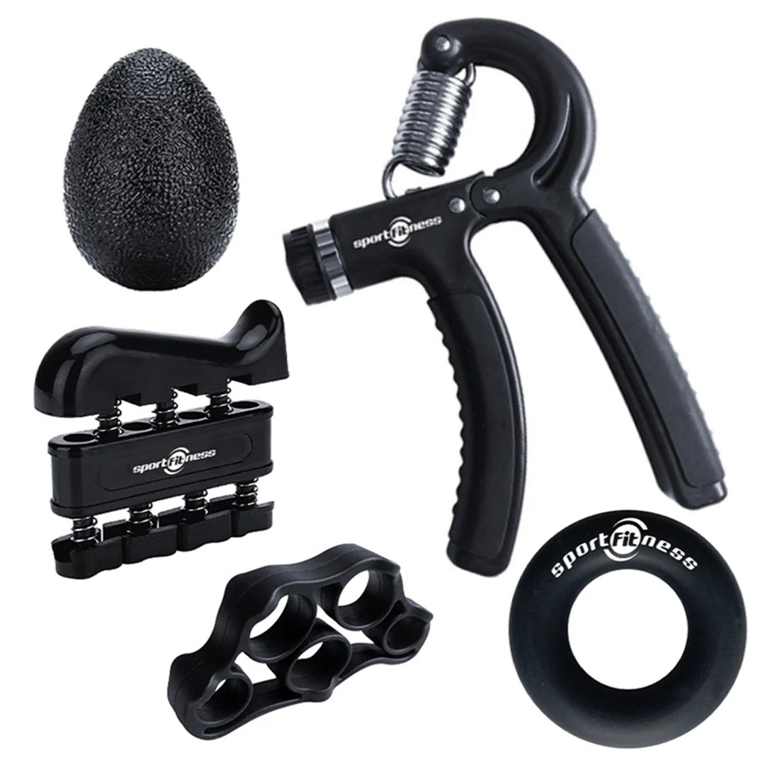 Set Hand Grip + Parche Masajeador EMS